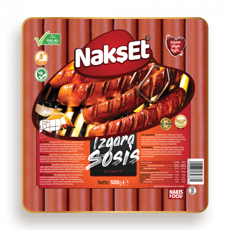 Sığır Izgara Sosis